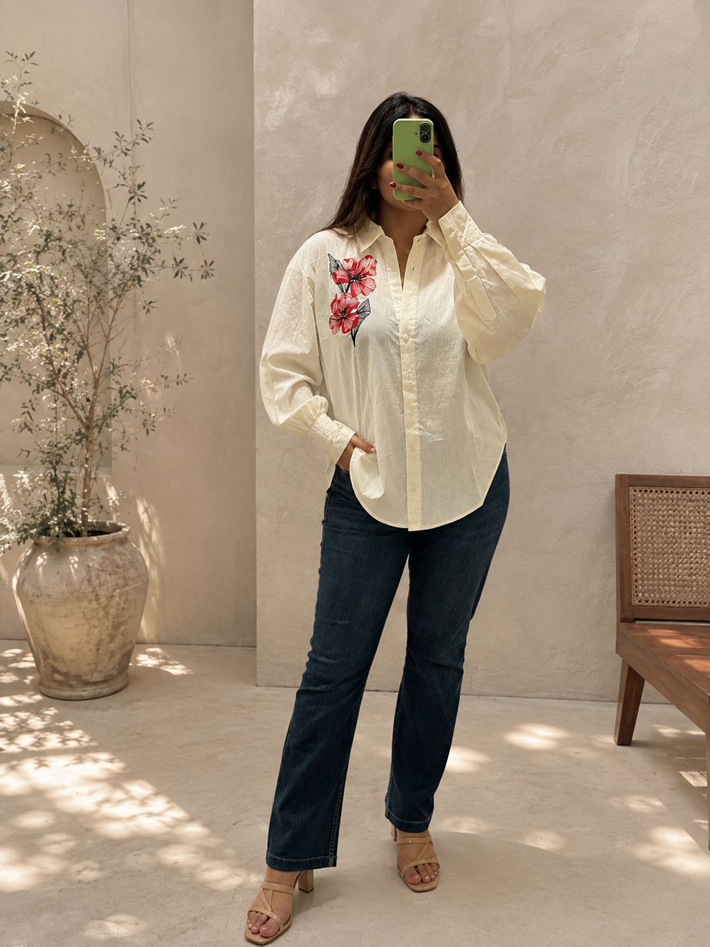 Hibiscus Sun Linen Shirt