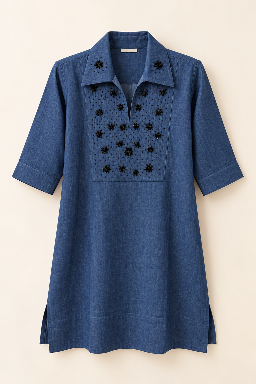 Denim Dusk Knee length dress